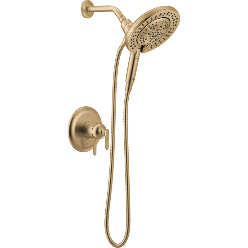 17 Series Shower Trim with In2ition Shower Head, Lumicoat Champagne Bronze