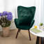 Moe Velvet Accent Chair-822265146-823658651