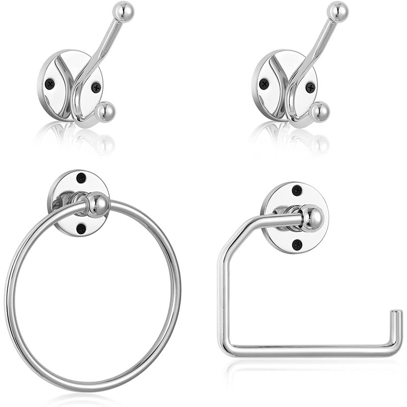 Bathroom Hardware Set, Silver