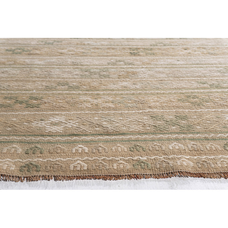 One-of-a-Kind 7'2 X 9' Flatweave Area Rug