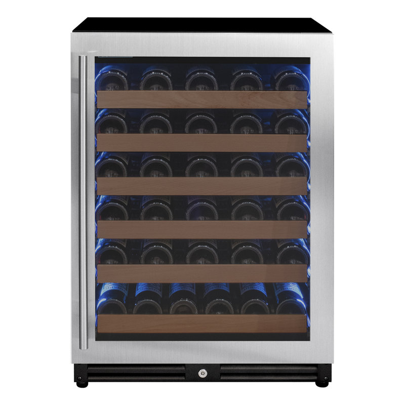 Allavino Reserva Series 51 Bottle Single Zone Built-in Luxury Wine Refrigerator with Stainless Steel Door - Right Hinge