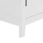 Armoire de salle de bain blanche 4 portes - tablettes réglables, tableau, porte d'eau avec compartiment de rangement spacieux-1690378341