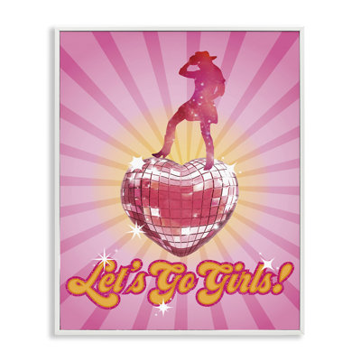 «Let Go Girls», estampe numérique encadrée par Susan Arnot