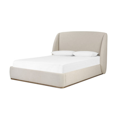 Maeve Upholstered Wingback Bed