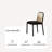 Modern simple solid wood dining table and chairs-102552038