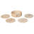 Woodside Round Coaster Set with Holder-70476355