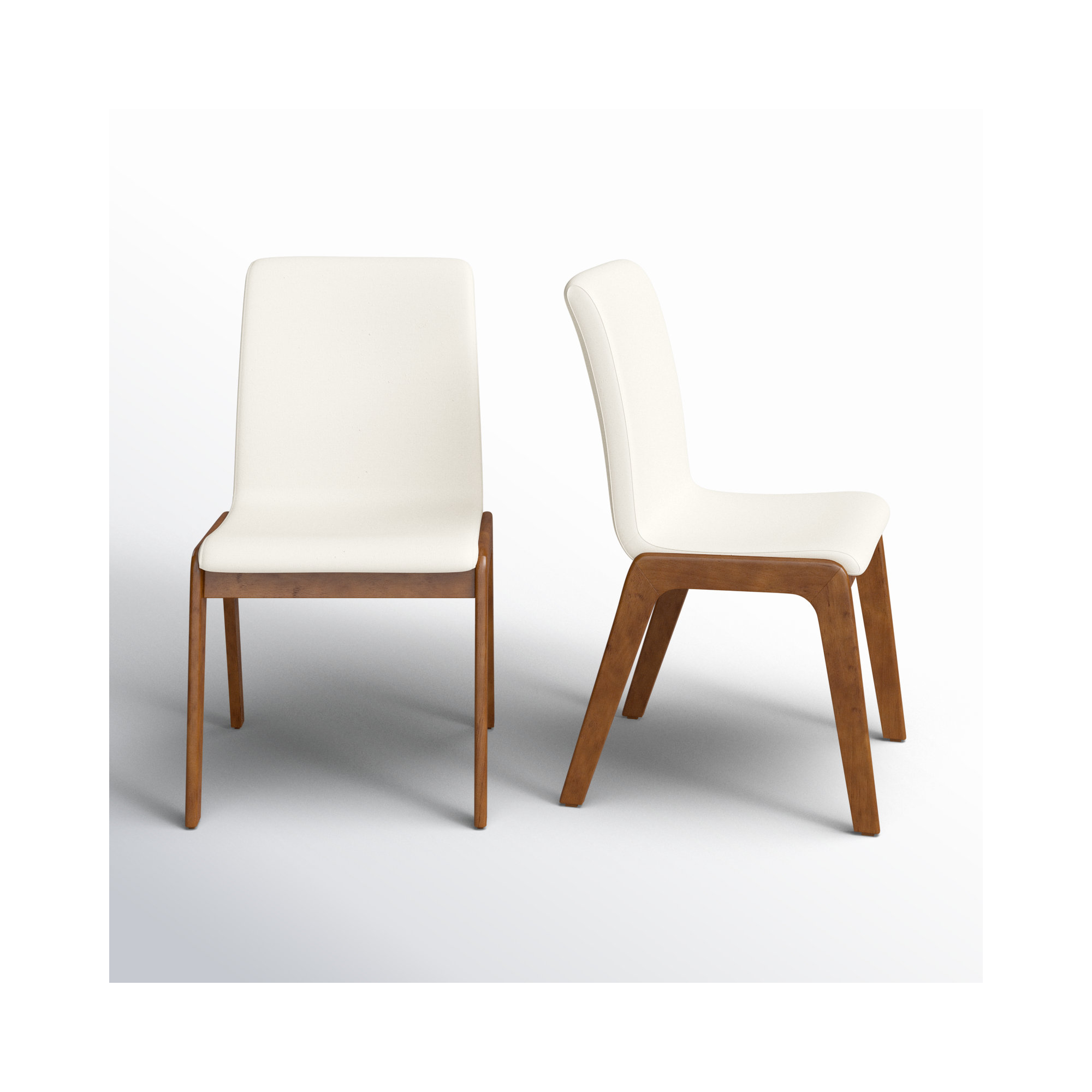 Nelda 18.5" Wide Dining Chair, Cream