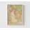 Moyen-Orient - Streit 1913, carte antique du Moyen-Orient rustique, impression d'art mural grande carte, décoration murale de salon, carte de bureau antique