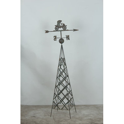 Grey Metal Garden Weathervane