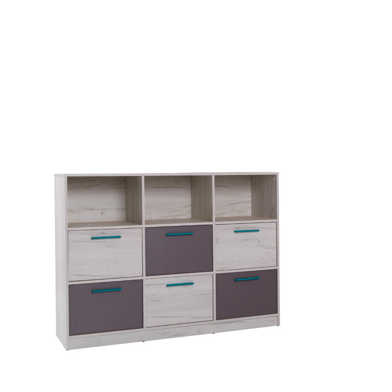 Overbey 6 Drawer Chest, Turquoise