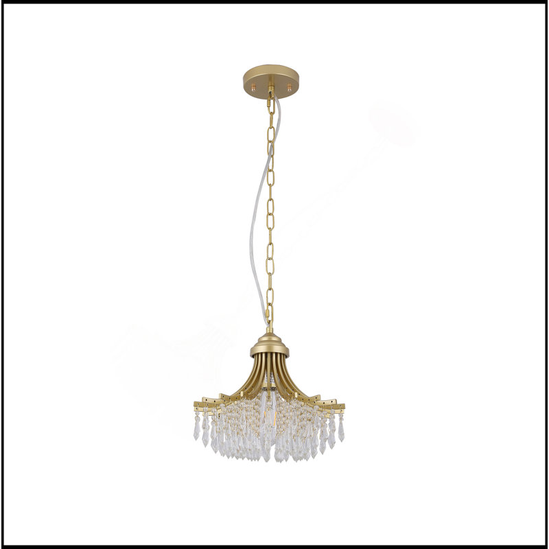 Lustre suspendu 11,75 "Dia X 10" H