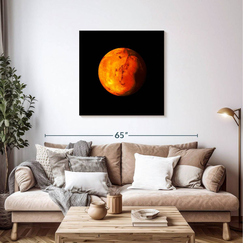 Oberle Mars Planet, 36'' H x 36'' W
