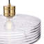 1 - Light Antique Brass Drum Pendant