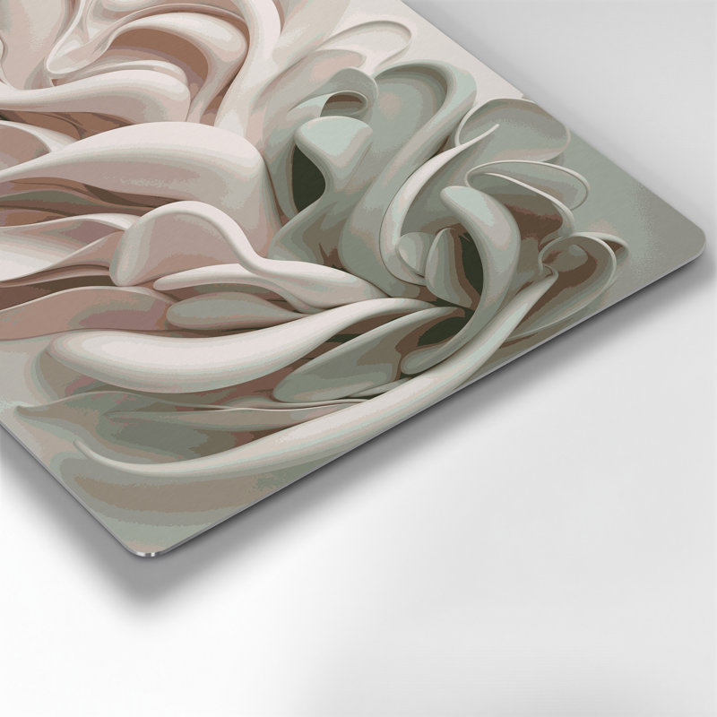 Art mural gris Biomorphic Abstraction 41, H 20 po x l 30 po