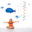 Whale Kids Wall Sticker