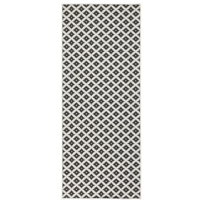 Nizza Flatweave Black/Cream Rug