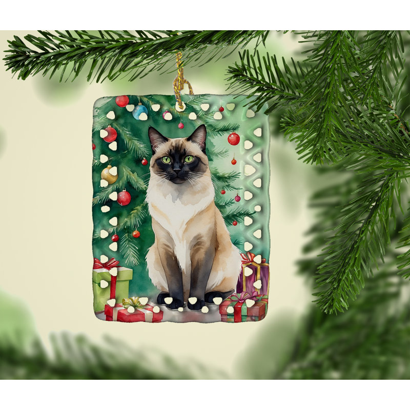 Ornement en porcelaine Birman, Birman