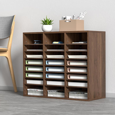 Boîte aux lettres de bureau à 24 compartiments, tablettes réglables
