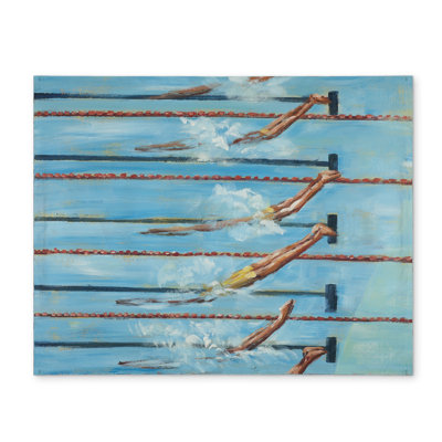 Napperon olympique Swimmers Man Cave - Décoration intérieure contemporaine