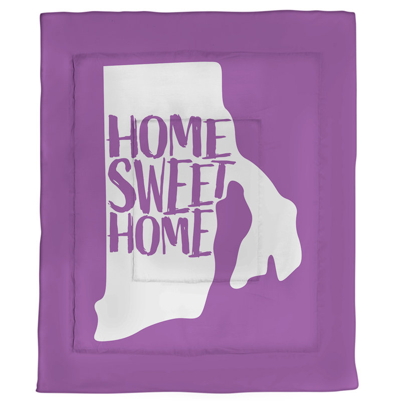 Rhode Polyester Comforter, Twin Comforter, Violet