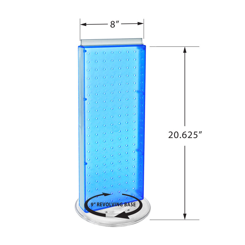 Plastique H 20,625 po x l 8 po avec 16 crochets inclus