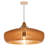 1-Light Pendant Lights Wooden Drum