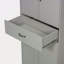 Bathroom Storage Cabinet With Two Laundry Baskets, Storage Cabinet With Doors And Drawer For Home