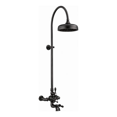 Système de douche thermostatique avec bec de baignoire (P1089) par Strom Living
