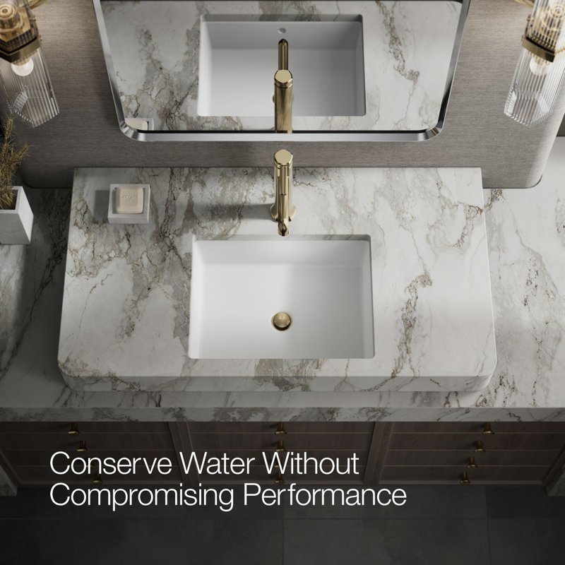 Occasion Tall Single-Handle Vessel Sink Bathroom Faucet with Drain Assembly, Vibrant French Gold, 1.2 GPM 