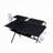 Capsicum 2-Shelf Gaming Desk in Black