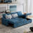 Yates 2 - Piece Upholstered Pull Out Sectional Sleeper Sofa With Storage Chaise-94195722