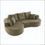 Canapé modulaire courbé 106 po avec méridienne-1874687581