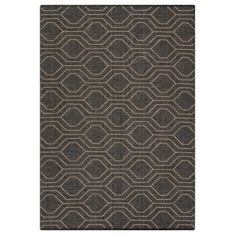 Moroccan Trellis Washable Area Rug