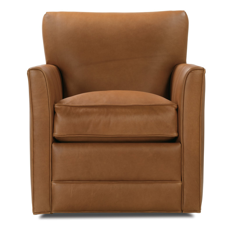 Times Square Leather Swivel Recliner