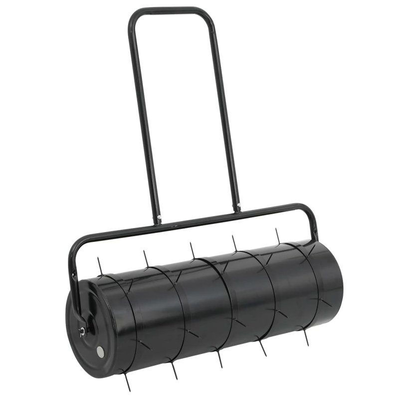 Rouleau de pelouse avec pinces d'aérateur, 11.8" x 35.4", with handle (6 spikes)