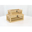 Cole And Grey Rattan Handmade Woven Storage Decorative Box With Glass Top And Bronze Latches