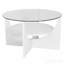 Table basse contemporaine en U en blanc-1466472761