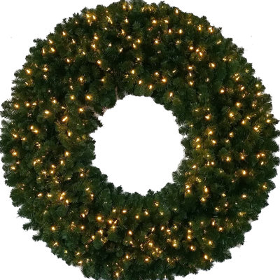 Christmas LED Lights PVC Wreath
