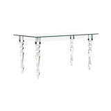 Violet Glass Dining Table