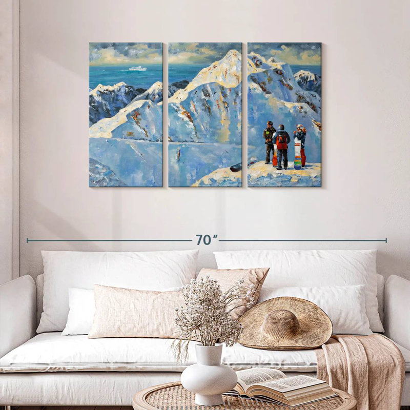 Sireci Ski Mountain, 28" H x 45" W