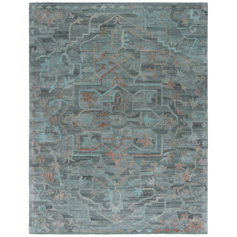 Sidea Tufted Performance Performance Oriental Rug, Rectangle 8' x 10'