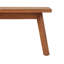 Ensemble de conversation d'extérieur 2 pièces en bois d'acacia avec causeuse et table basse à lattes Liz