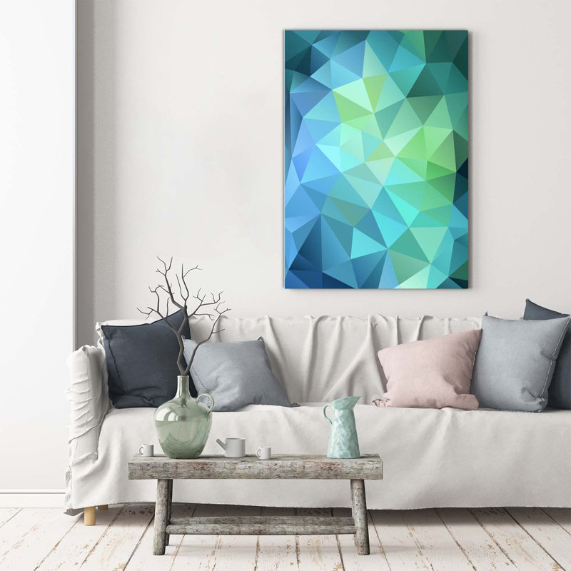 Abstraction Background - Wrapped Canvas Print