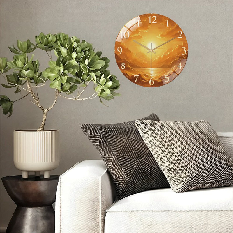 Horloge murale 12 po