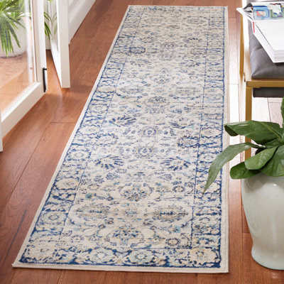 Huggard Area Rug In Blue/Beige