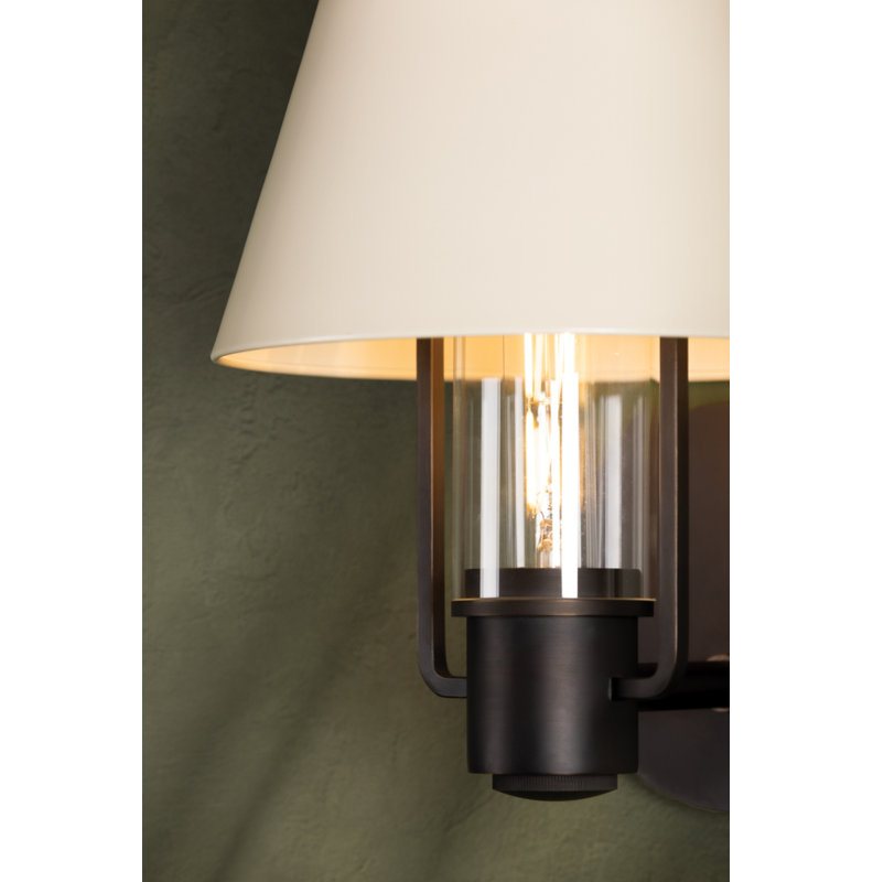 1 - Light Armed Sconce, Bronze