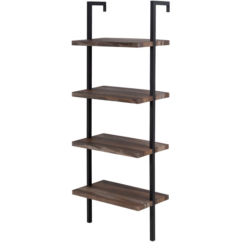 Étagère à livres en métal 23,6 ", (3 tablettes) H 59,8 po x l 23,6 po x P 11,9 po