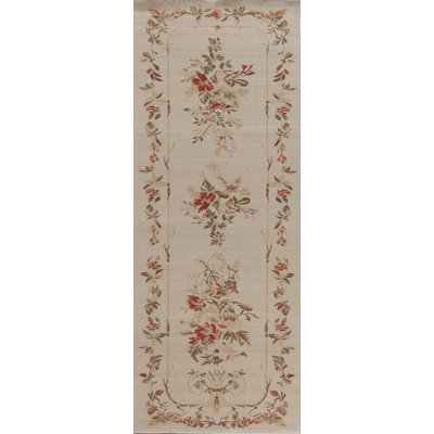 Wool Floral Indoor Rug