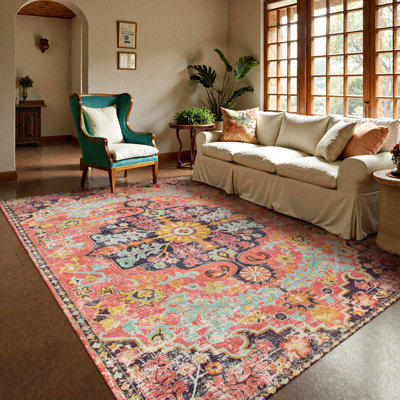  Tapis de sol intérieur Boho