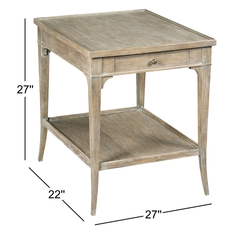 Collins Solid Wood End Table